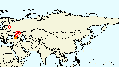 Localización de los nuevos focos de PPA en Rusia 1