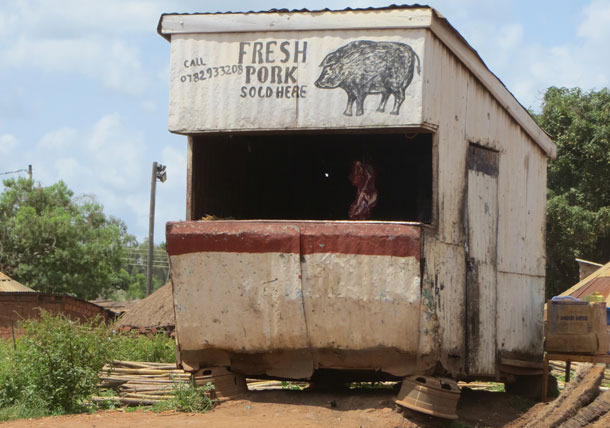 Мясная лавка в Гулу, Уганда
