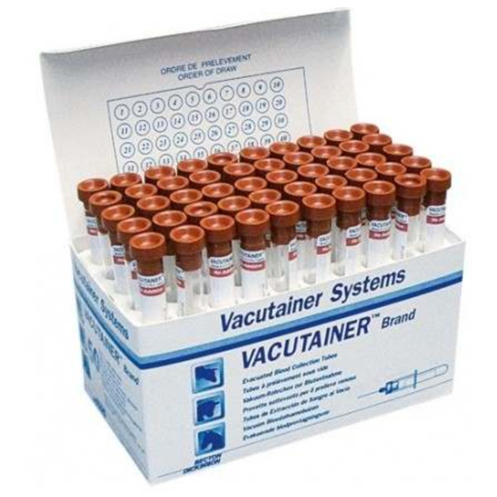 Tubos Vacutainer 5 ml 40 unidades