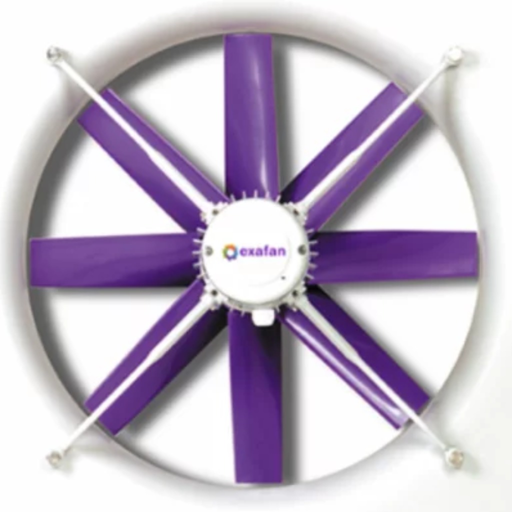 Ventilateur mural monophasé Exafan EU-45 50 Hz